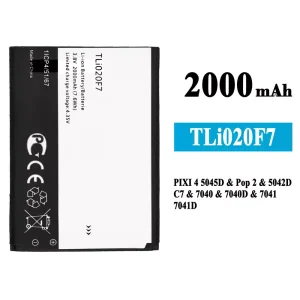Batteri TLi020F7 til Alcatel PIXI 4 5.0 5045J/5045T/5045D