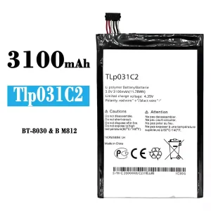 Batteri TLP031C2 til Alcatel BT-8030/B M812