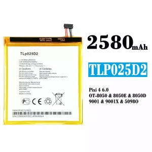 Batteri TLP025D2 til Alcatel Pixi 4 6.0