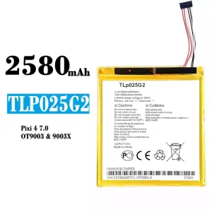 Batteri TLP025G2 til Alcatel Pixi 4 7.0