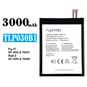 Batteri TLp030B1 til Alcatel pop s7/Flash 2