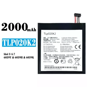 Batteri TLP020K2 til Alcatel One Touch Idol 3 4.7