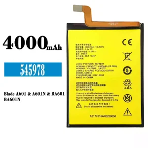Batteri 545978 til ZTE Blade A601/A601N/BA601/BA601N