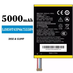 Batteri Li3850T43P6h755589 til ZTE 203Z/GL09P