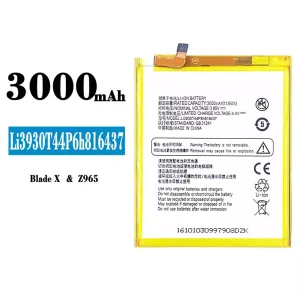 Batteri Li3930T44P6h816437 til ZTE Blade X/Z965