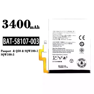 Batteri BAT-58107-003 til BlackBerry Passport/Q30/SQW100-1/SQW100-3