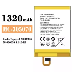 Batteri MC-305070 til Amazon Kindle Voyage