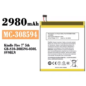 Batteri MC-308594 til Amazon Kindle Fire 7" 5th