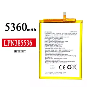 Batteri LPN385536 til Hisense HLTE216T