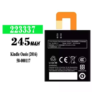 Batteri 223337 til Amazon Kindle Oasis (2016)/58-000117