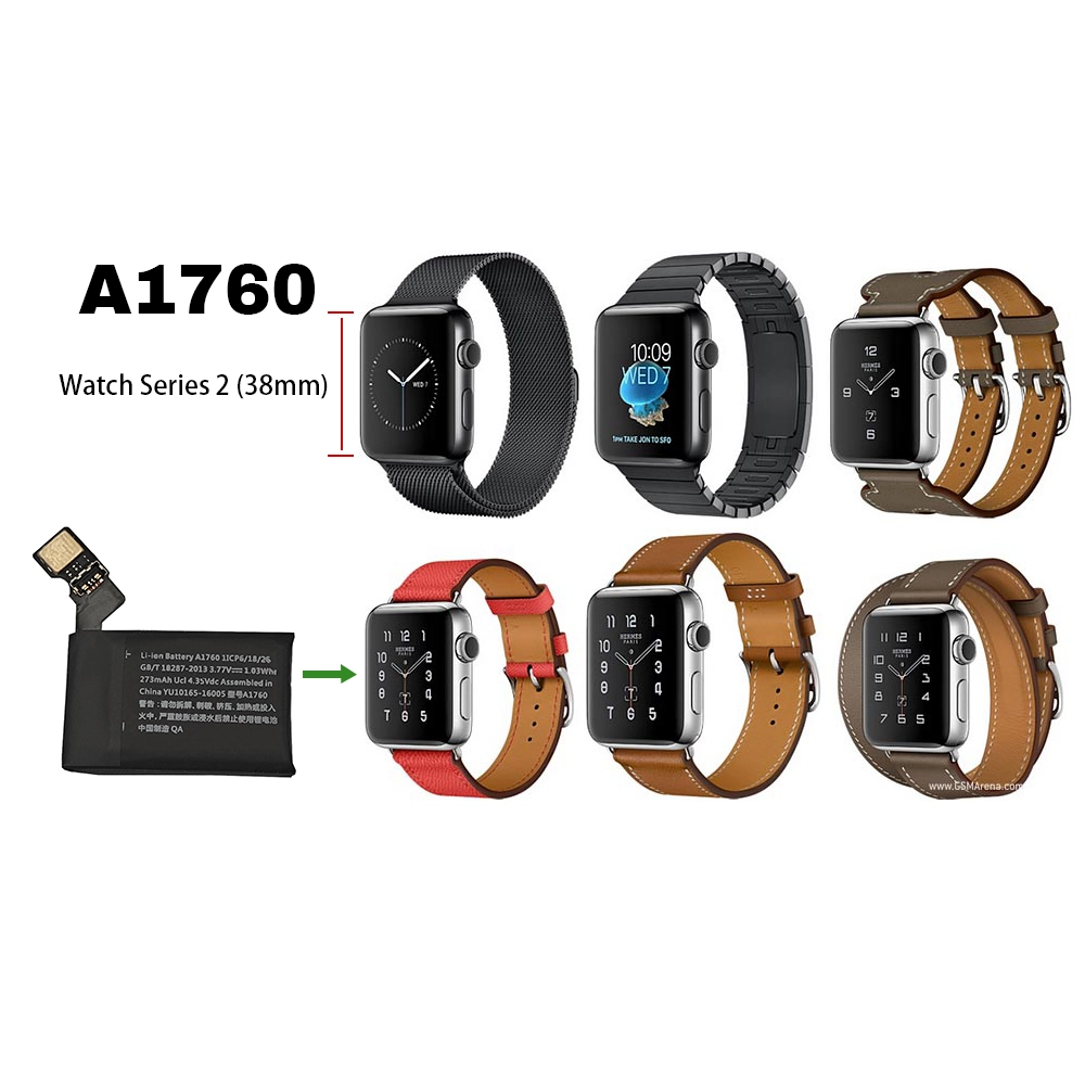 Batteri A1760 til Apple Watch Series 2 (38mm) - Billede 4