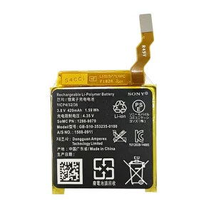 Batteri GB-S10-353235-0100 til Sony Smart Watch 3,SWR50