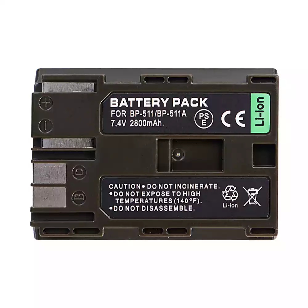 Kamera batteri til Canon BP-511 BP-511A