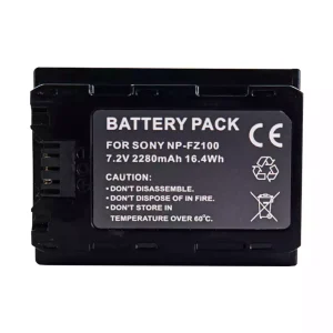 Kamera batteri til SONY Alpha A7R IV, Alpha A7R III, Alpha A7 III, Alpha A7M III,Alpha A7M IV,Alpha A6600, A7S III, A7R IIIA, A7R IVA, A7R5,Alpha 1,FX30