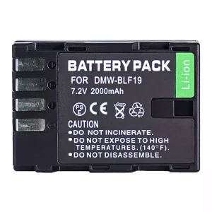 Kamera batteri til PANASONIC Lumix DMC-GH3 Lumix DMC-GH4 Lumix DC-GH5 Lumix DC-GH5S Lumix DC-G9