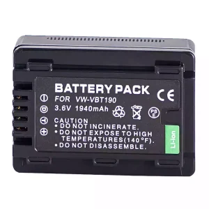 Kamera batteri til PANASONIC VW-VBT190