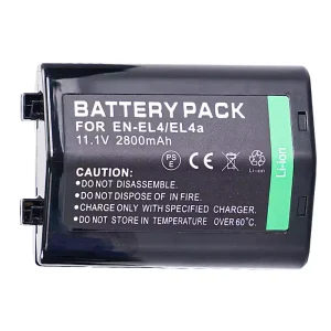 Kamera batteri til Nikon EN-EL4A EN-EL4