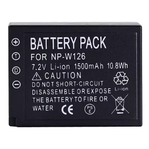 Kamera batteri til FUJIFILM NP-W126,NP-W126S