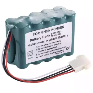 Batteri til Nihon Kohden I 2301A,Nihon Kohden I 2304A,Unipower B11419,Alphasource AS36011,Interstate Batteries AMED2131